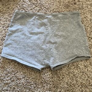 SHEIN Light Gray Cotton Lounge Shorts